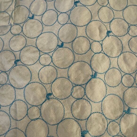 Vintage DJ & Co Cotton/Rayon Embroidered Polka Dot Skirt 12 - Picture 3 of 7